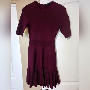 Ted Baker Rich Burgundy Mini Dress